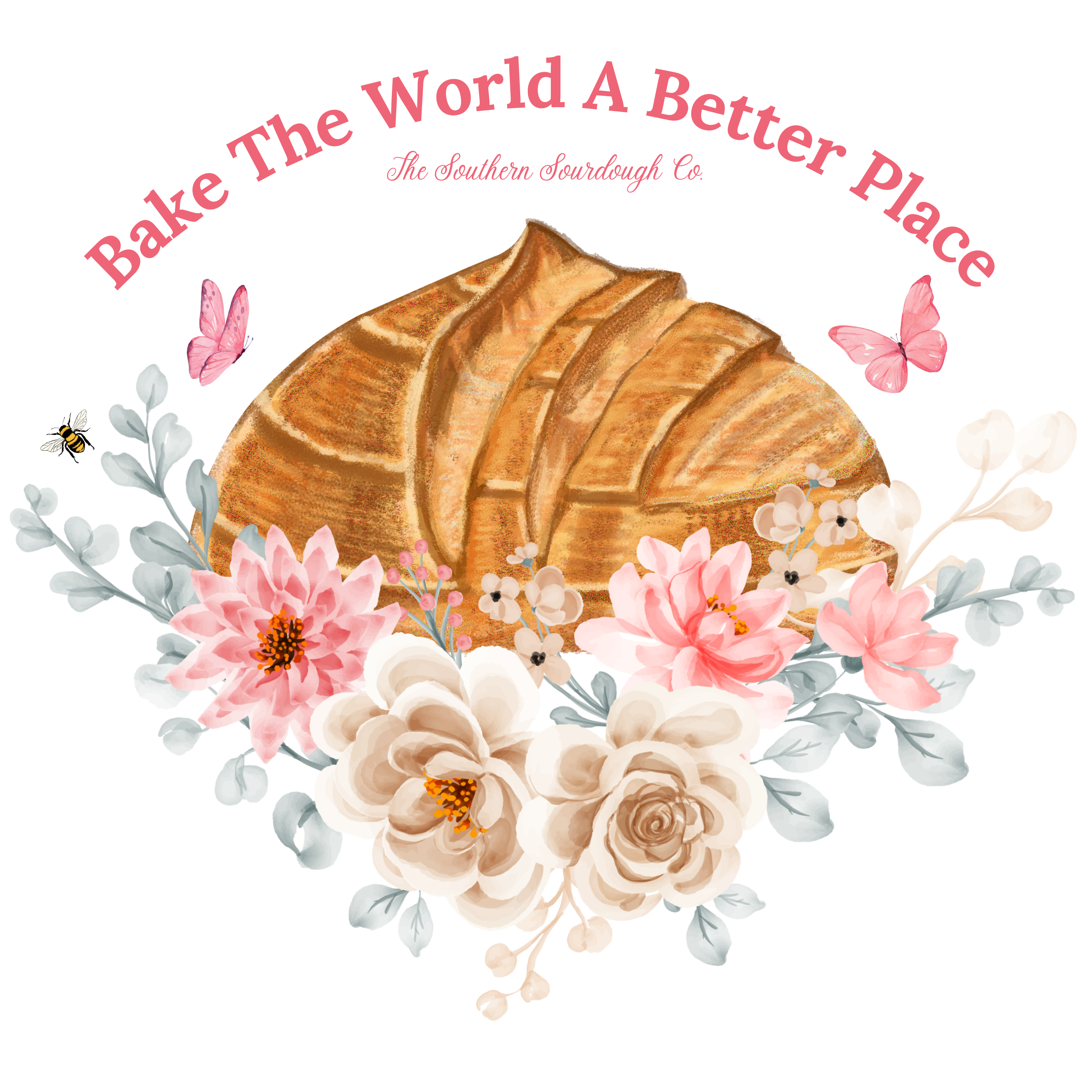 "Bake The World A Better Place" Waterproof Vinyl Sticker