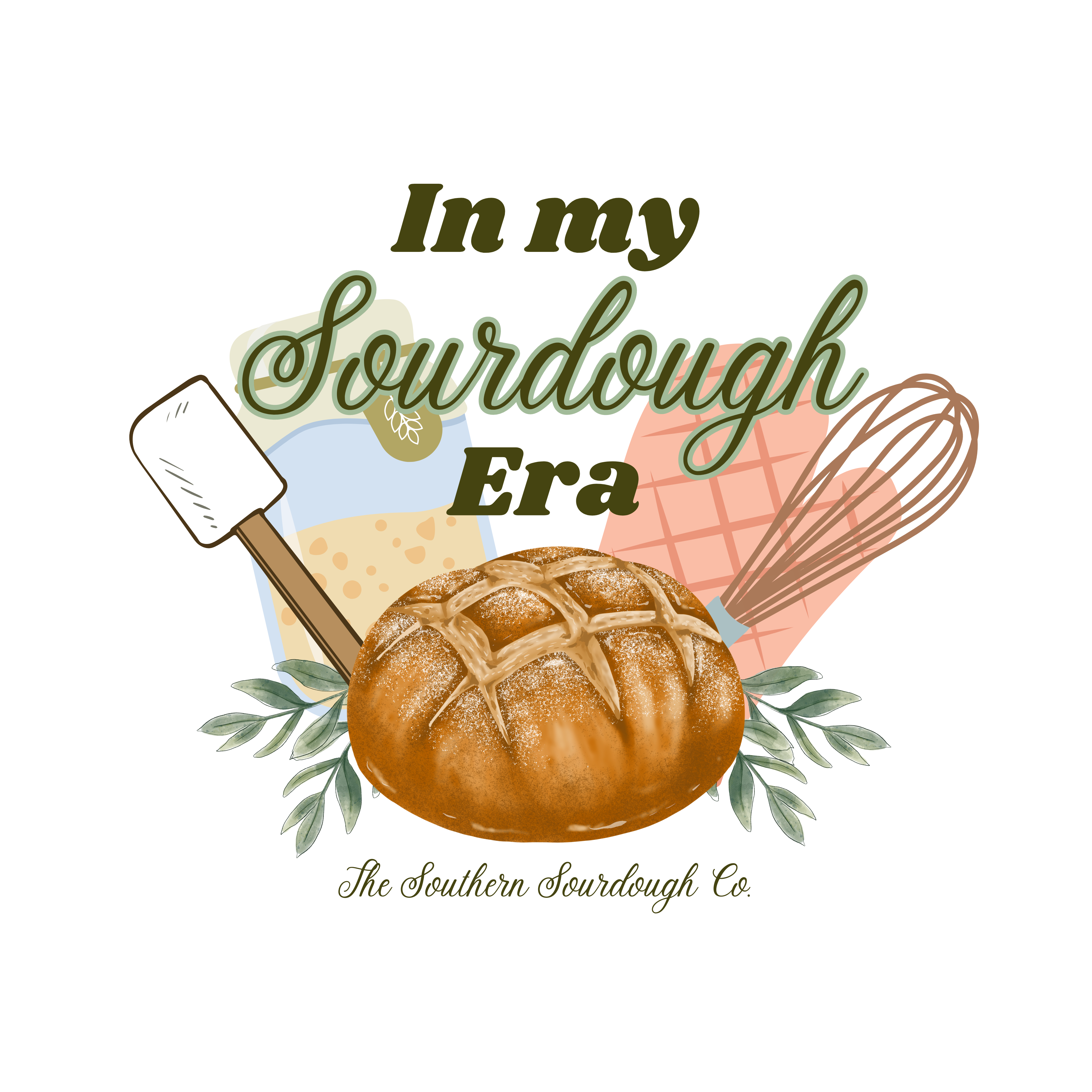 "In My Sourdough Era" Waterproof Vinyl Sticker