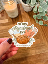 **NEW** "In My Sourdough Era" Waterproof Vinyl Sticker