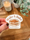 **NEW** "Wake & Bake" Waterproof Vinyl Sticker